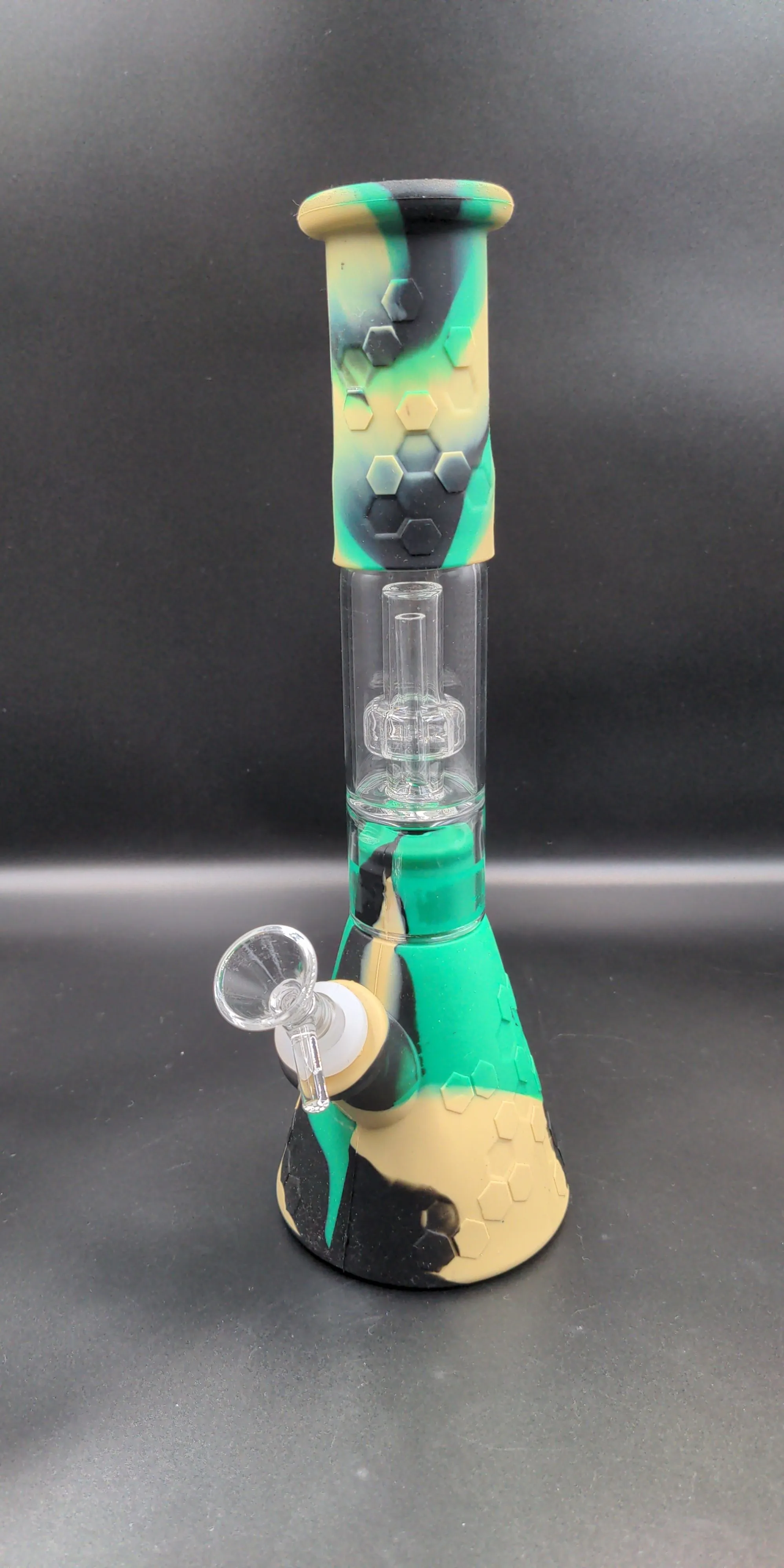 10 Silicone Water Pipe with Perc