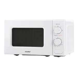 20L Microwave Oven 700W Countertop Kitchen Cooker stoneware White