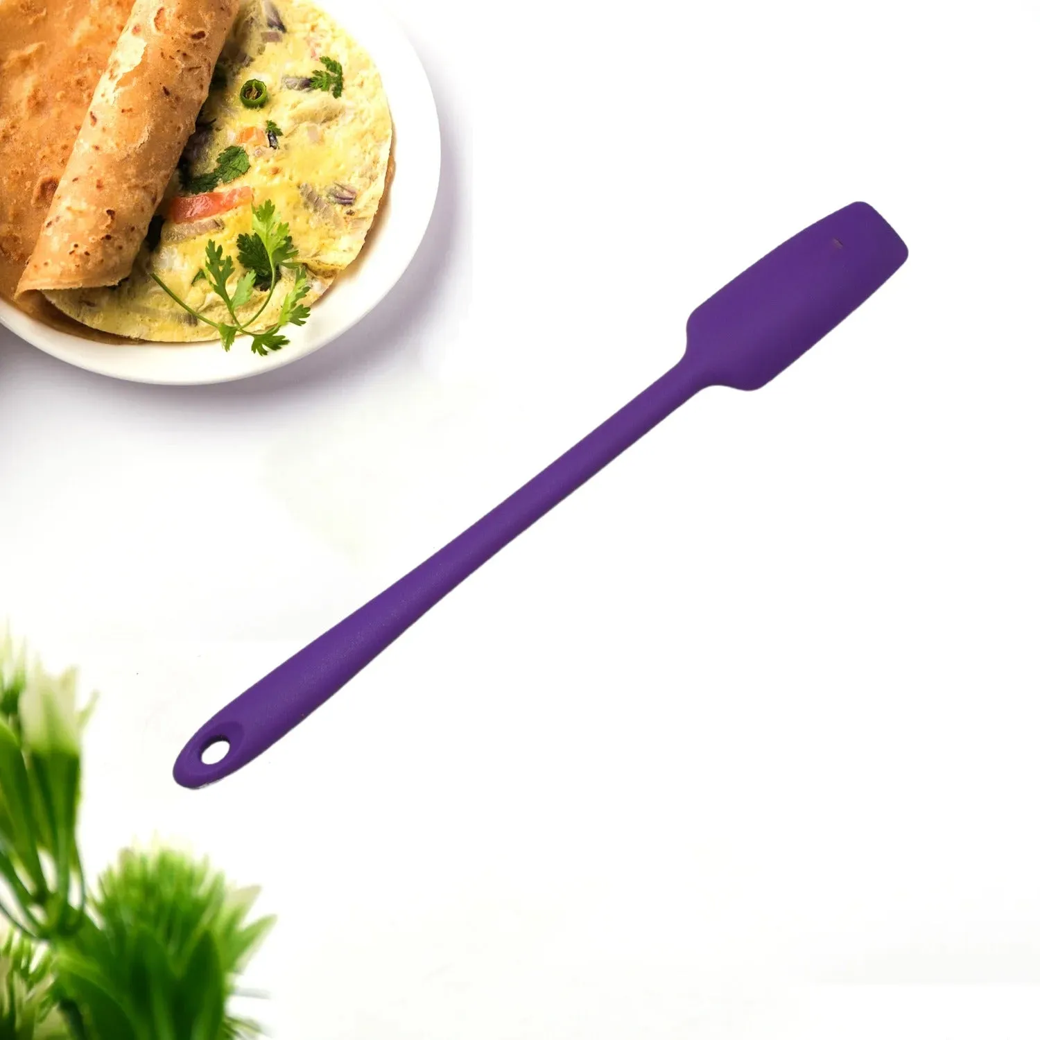 5405 Silicone Spatula Set Non-Stick Cream Scraper Practical Durable Household Cake Bread Rubber Spatula for Cooking Baking.