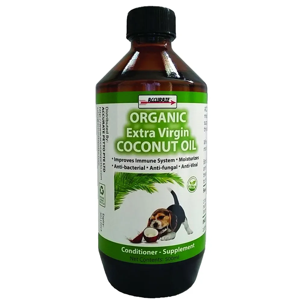 Accurate Organic Extra Virgin Coconut Oil 500ml