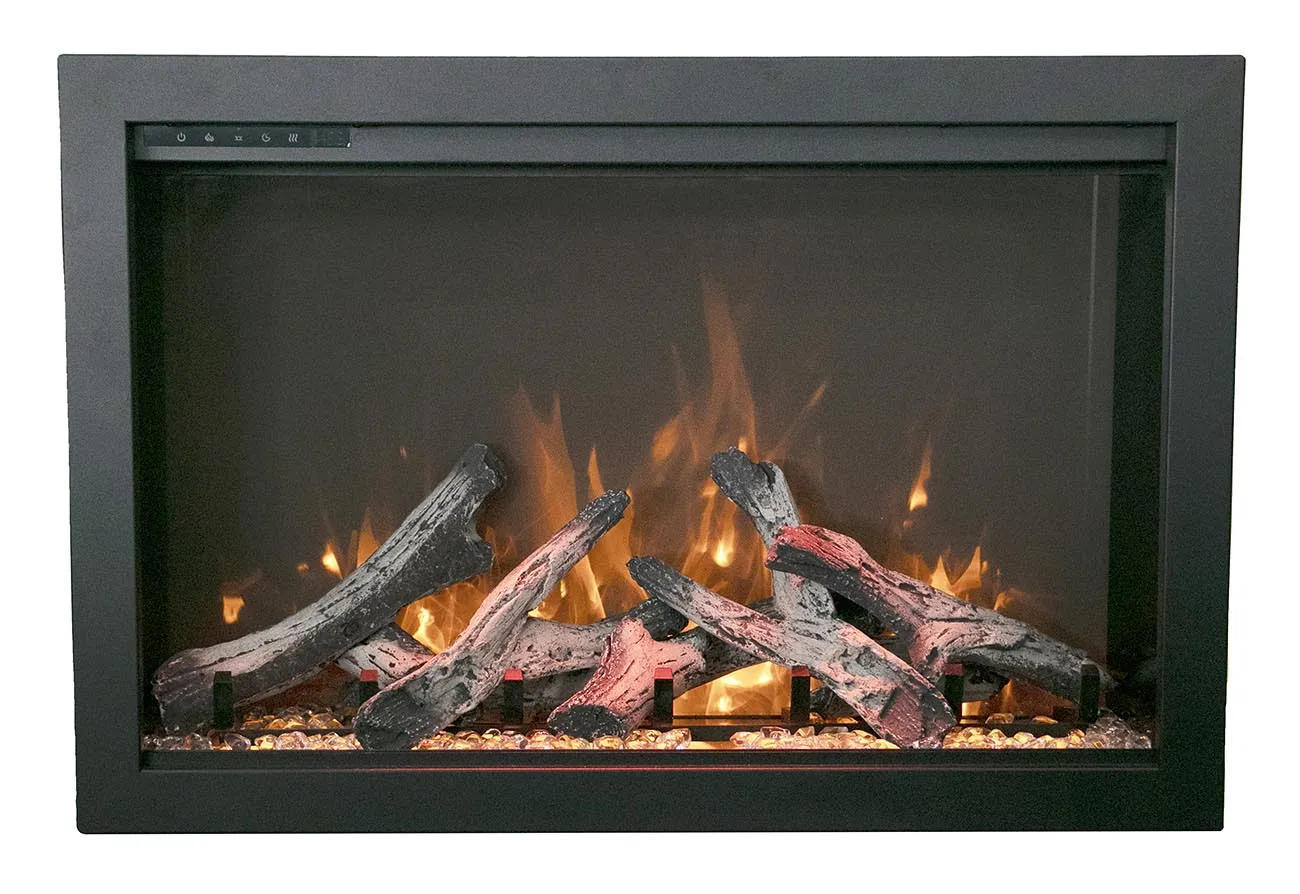 Amantii 44” Traditional Bespoke Electric Fireplace W/ Intuitive Remote