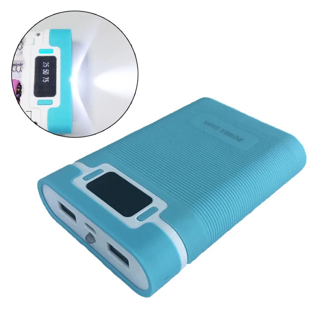 Anti-reverse Portable Power Bank Box Powerbank Case