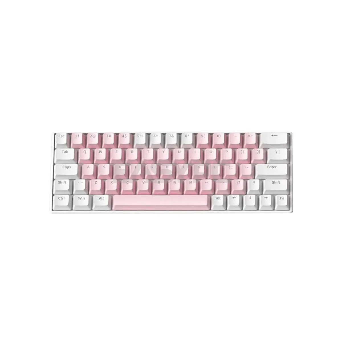 Anubis AG64 RGB Hotswappable Gaming Mechanical Keyboard Pink White