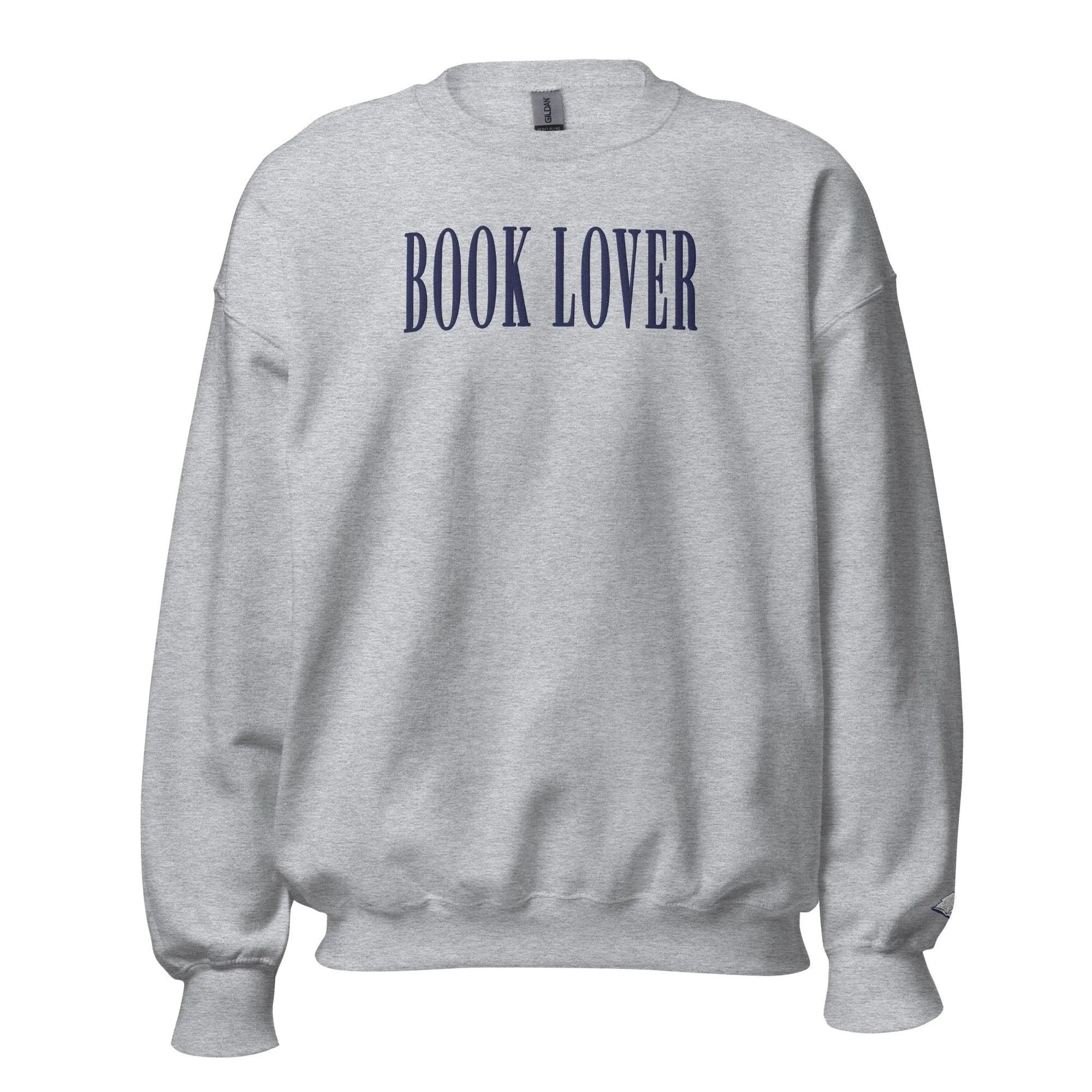 Book Lover Embroidered Sweatshirt