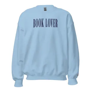 Book Lover Embroidered Sweatshirt