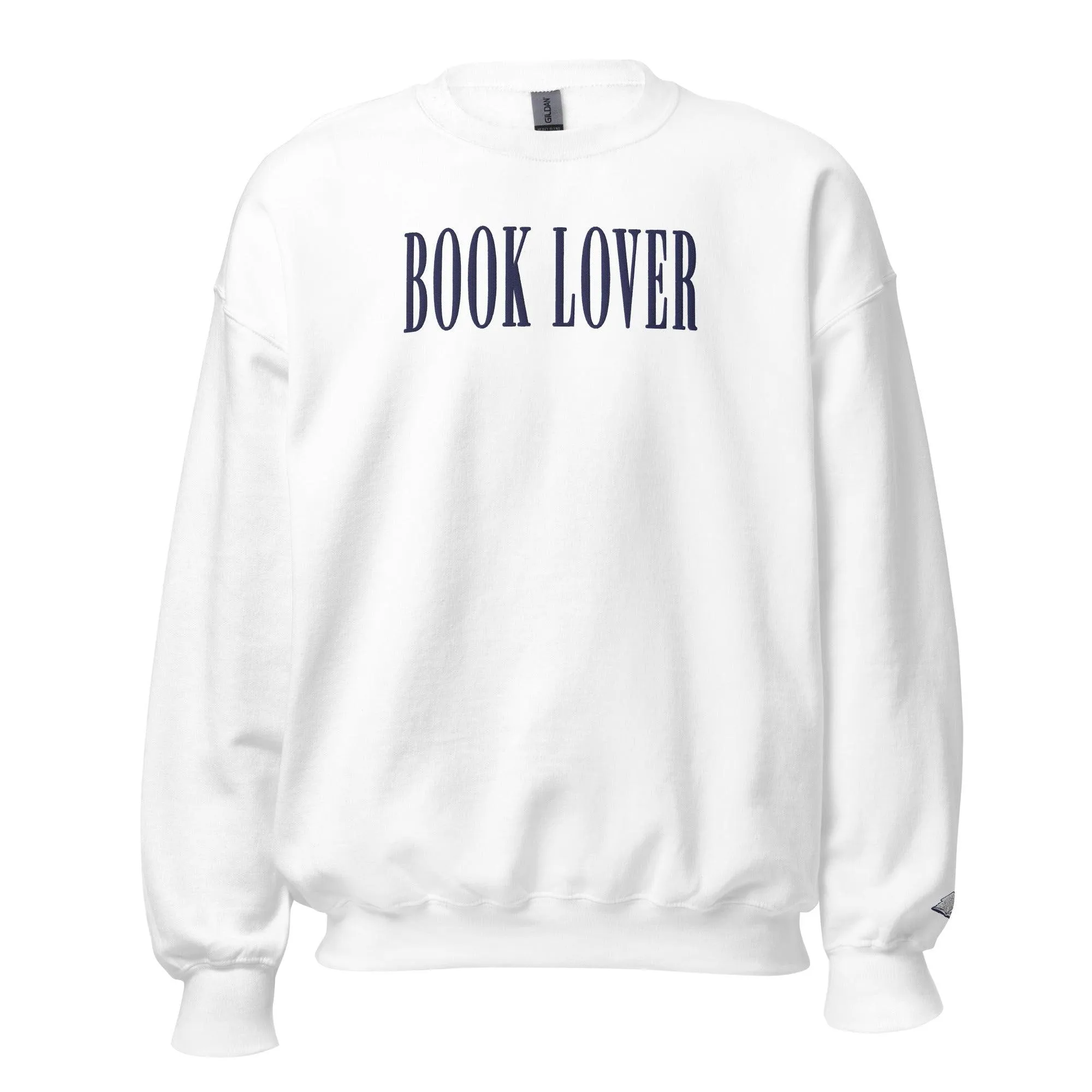 Book Lover Embroidered Sweatshirt