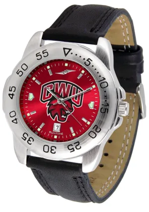 Central Washington Sport Leather Men’s Watch - AnoChrome