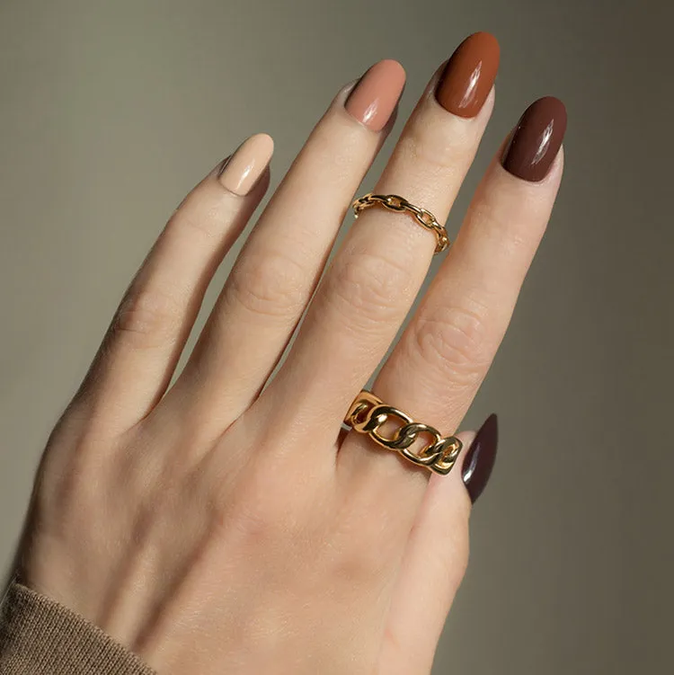 Chunky Chain Link Ring