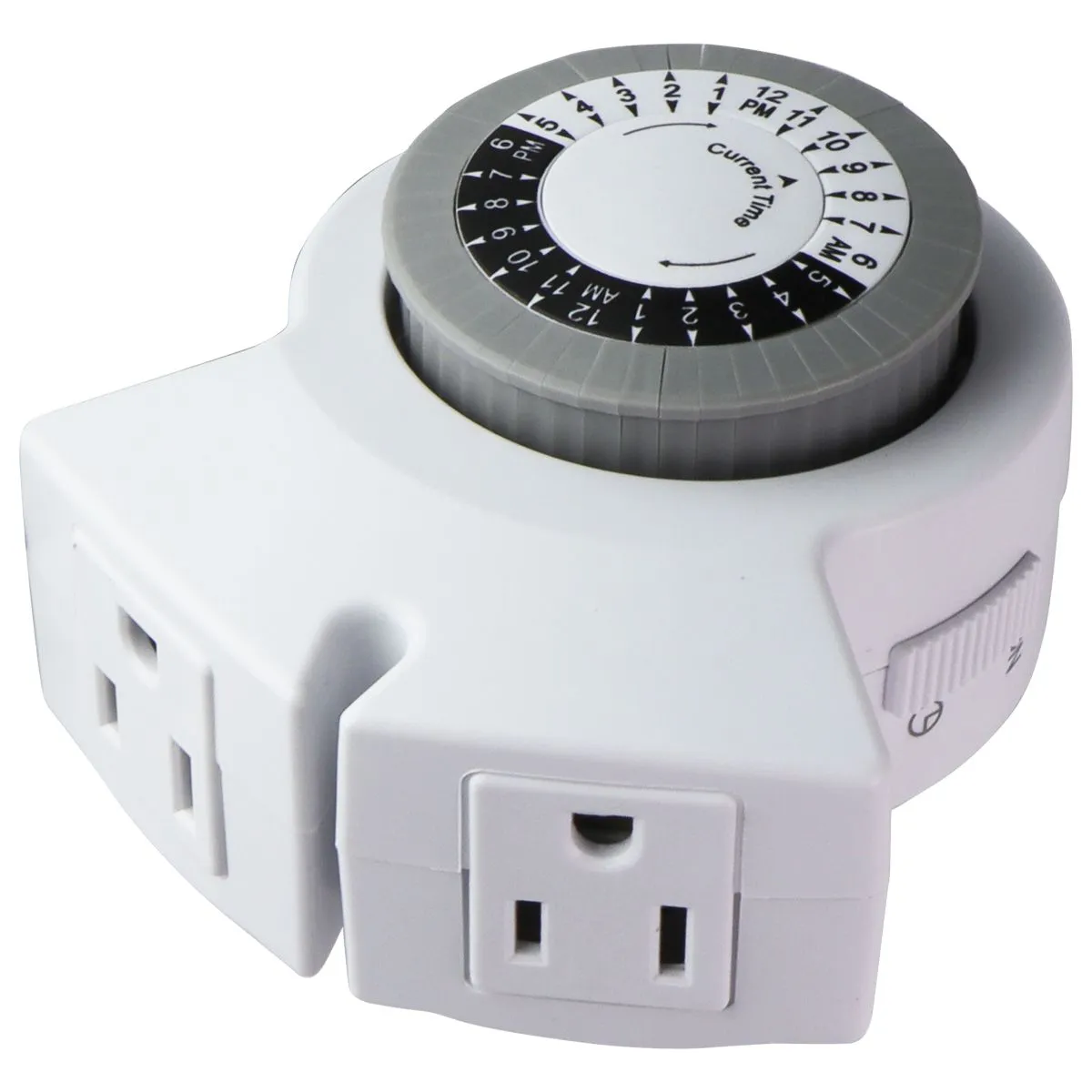 ClearPower 2-Outlet 24 Hour Indoor Mechanical Timer (2 Pack) CP50003