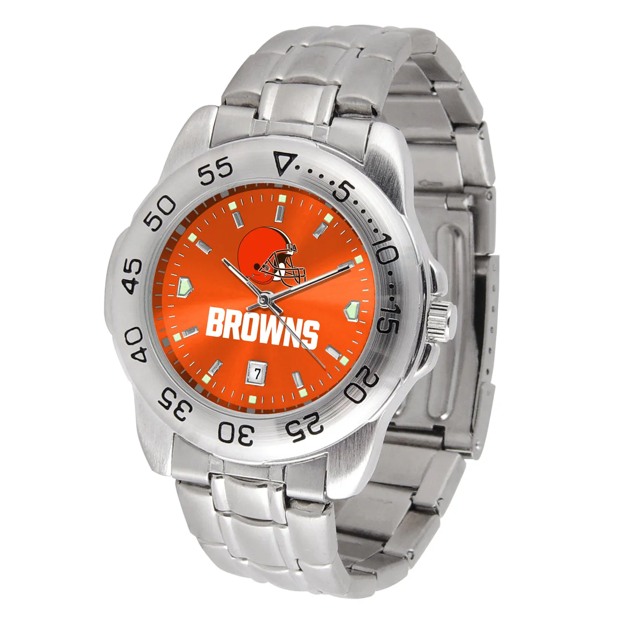 Cleveland Browns Men’s Sport Steel Watch