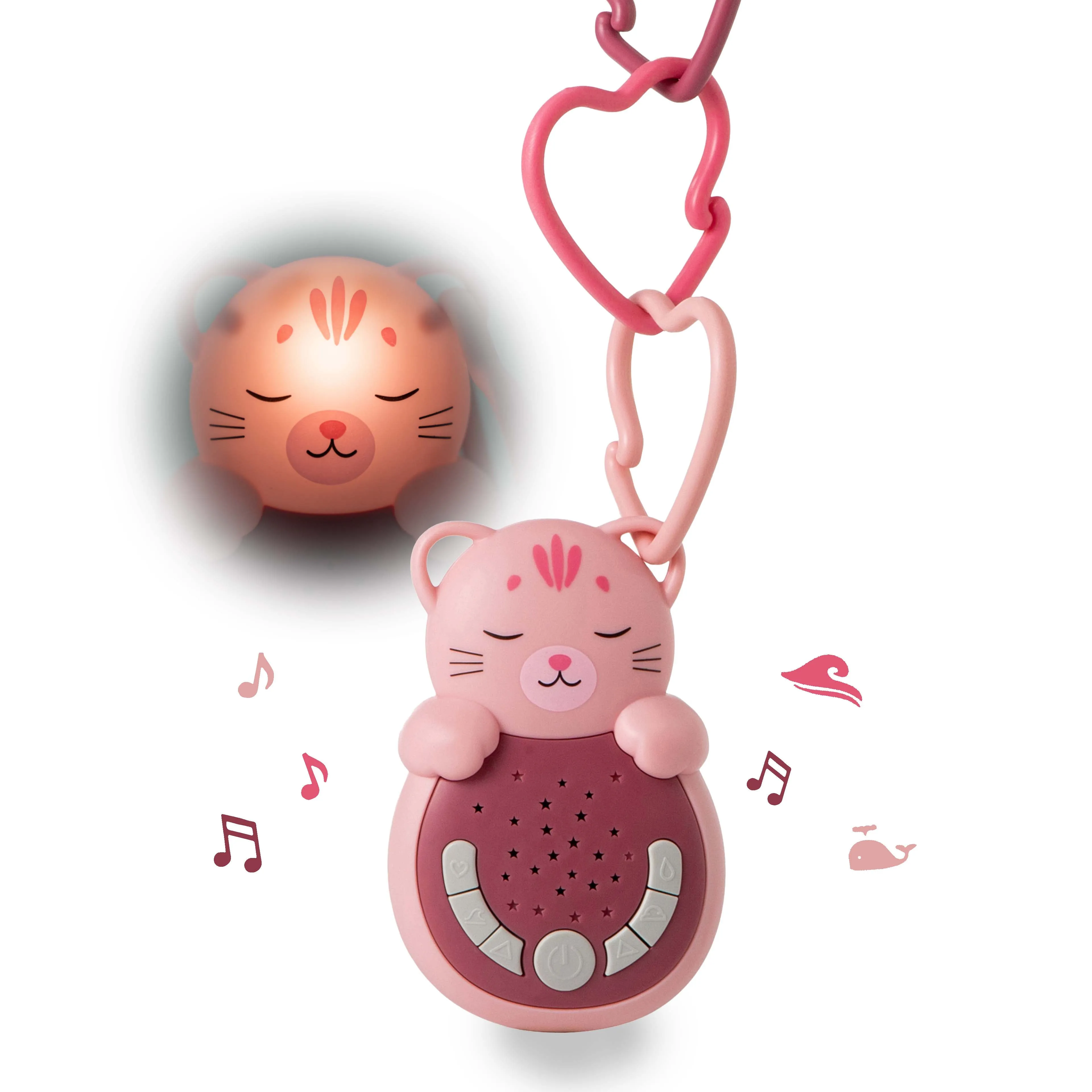 Cloud.b Sweet Dreamz™ Travel Sound Soother - Portable Comfort with Nightlight & Calming Sounds