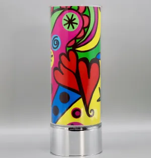 Crazy in Love Bundle- Sparkle Glass™ LED Cylinder with Crazy in Love Decorative Insert