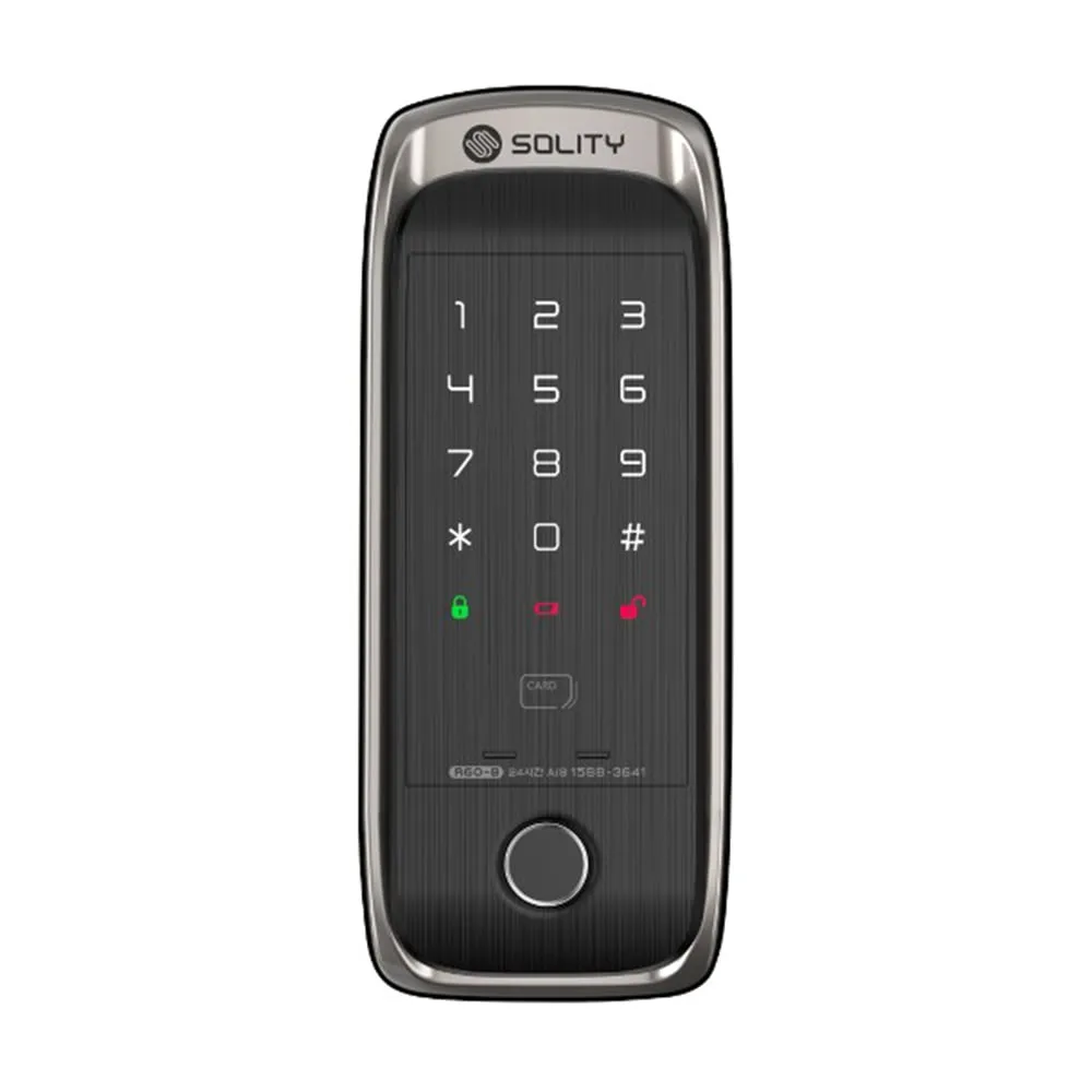 Electronic lock Solity GR-60B, biometric, black