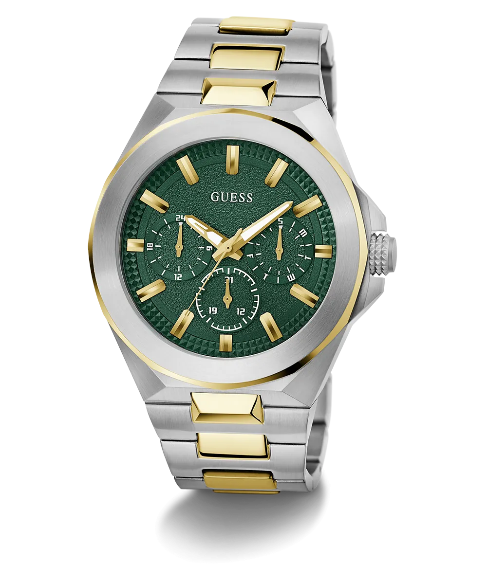 GUESS Mens 2-Tone Multi-function Watch