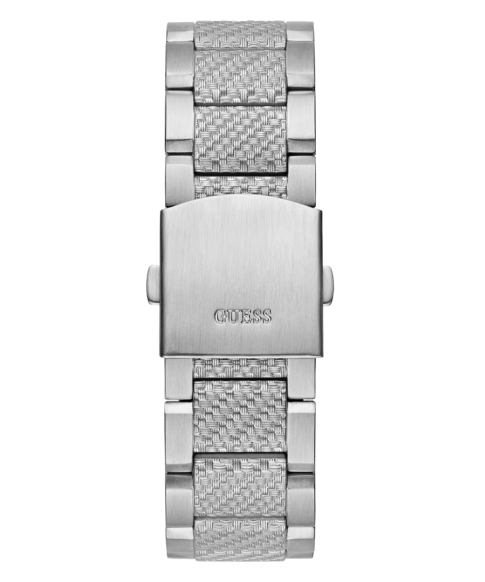 GUESS Mens Silver Tone 2-Tone Multi-function Watch