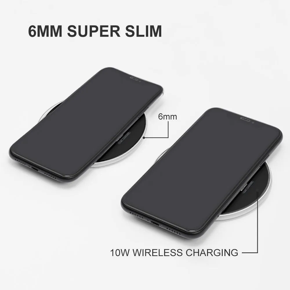 Italy Black Line - 10W Wireless Charger - Italia District