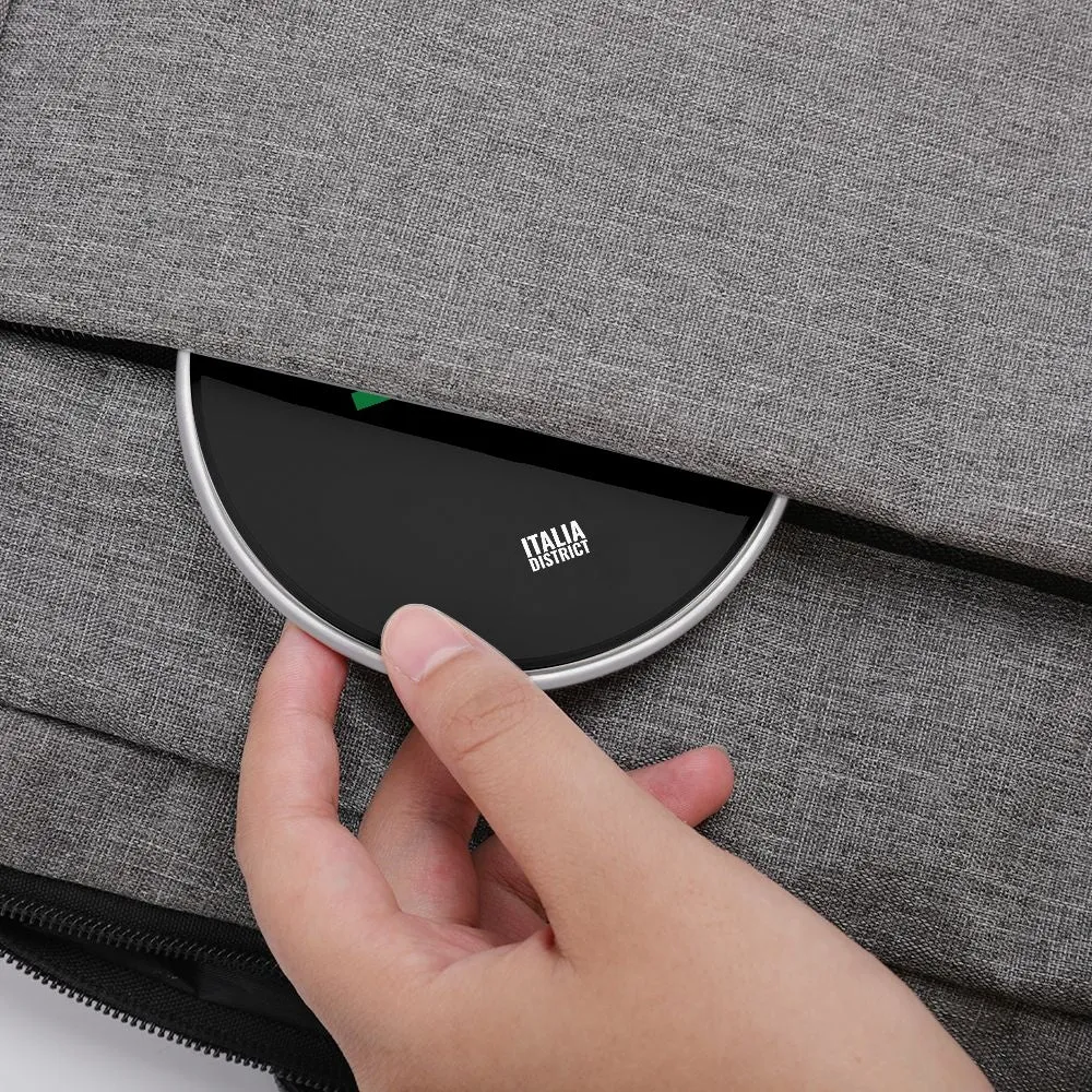 Italy Black Line - 10W Wireless Charger - Italia District