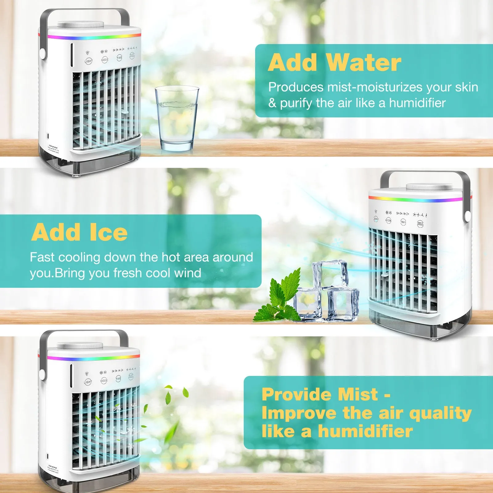 Mini USB Portable Cold Air Conditioner