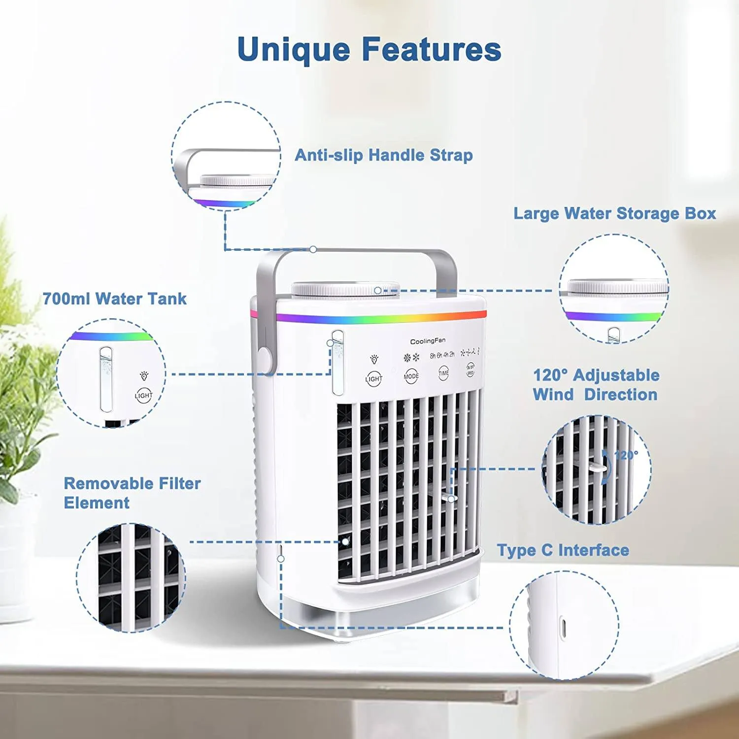 Mini USB Portable Cold Air Conditioner