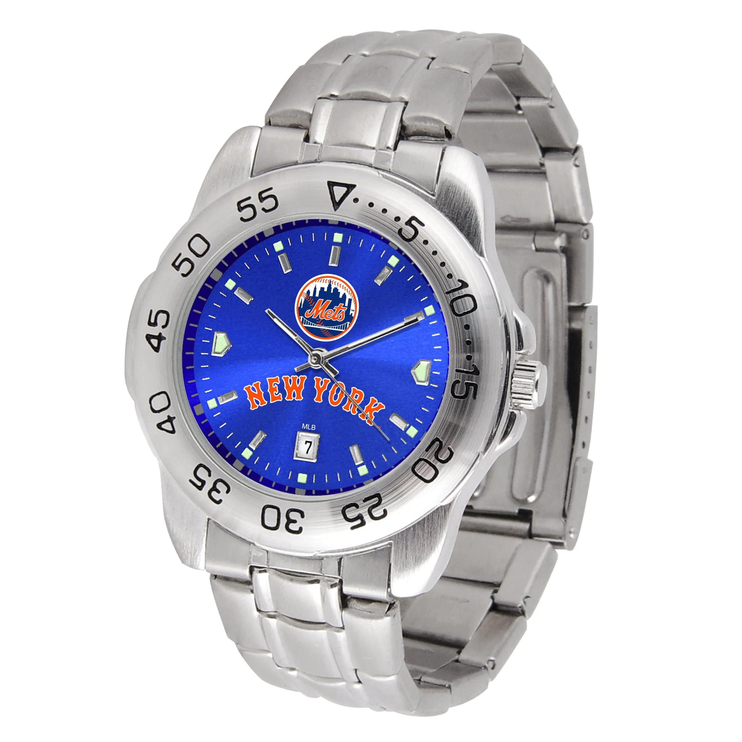 New York Mets Men’s Sport Steel Watch