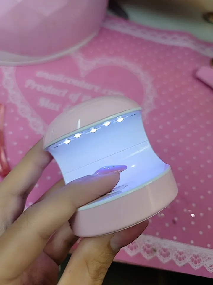 PRO DIY Lamp !~ uv/led flash lamp hands free (Mini LED Nail Lamp,Innovative Gel Nail Lamp for Easy and Fast Nal Extension System,Quicky-Dry Nail Light,Portable USB Mini UV Light for Travel Manicure Home DIY,UV LED )