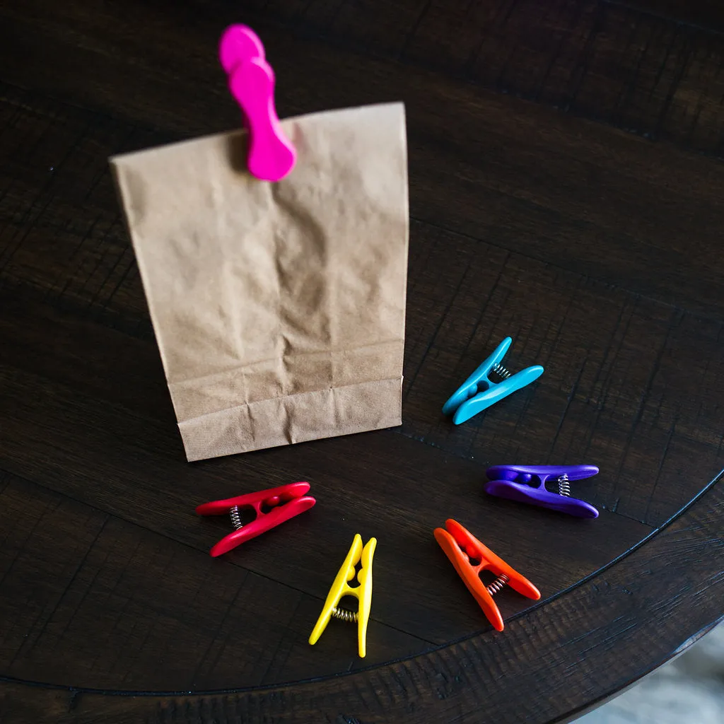 Rainbow Bag Clips