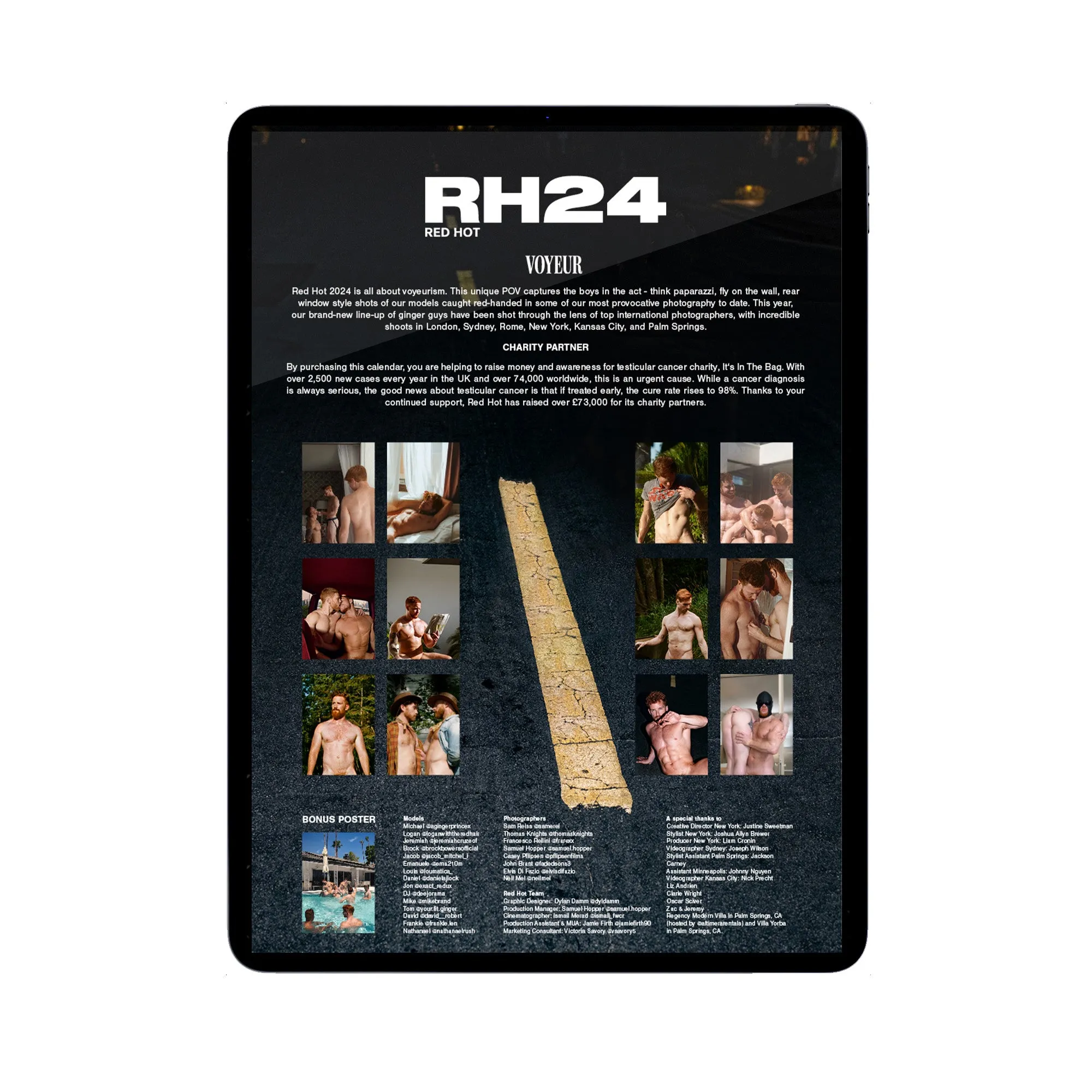 Red Hot 2024 Digital Calendar