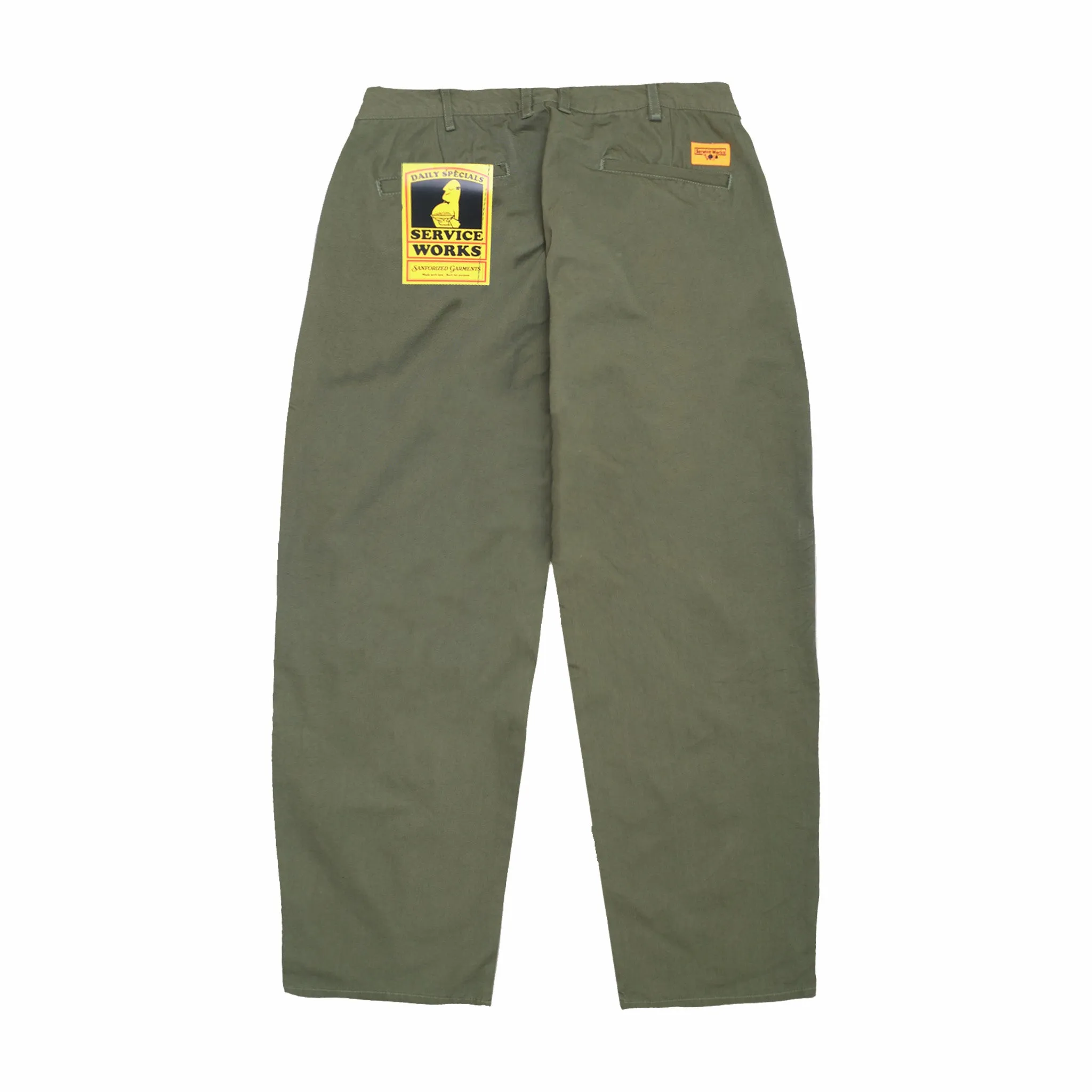 Service Works Twill Part Timer Pant (Olive)