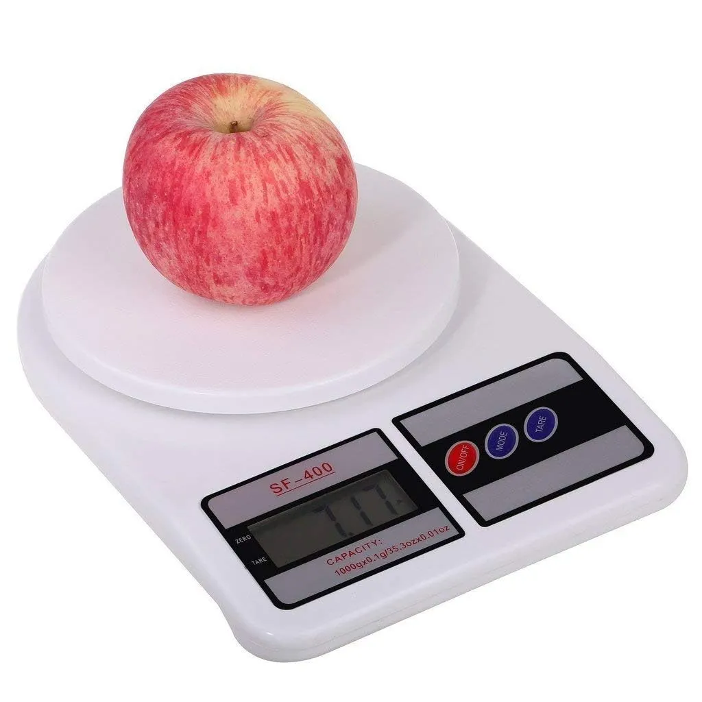 SKADIOO Weighing scale, Weight Machine for Kitchen, Kitchen Weighing Scale,SF-400 Weight Machine for Shop, Food Weighing Scale, Multipurpose Portable Electronic Digital Weighing Scale Weight Machine