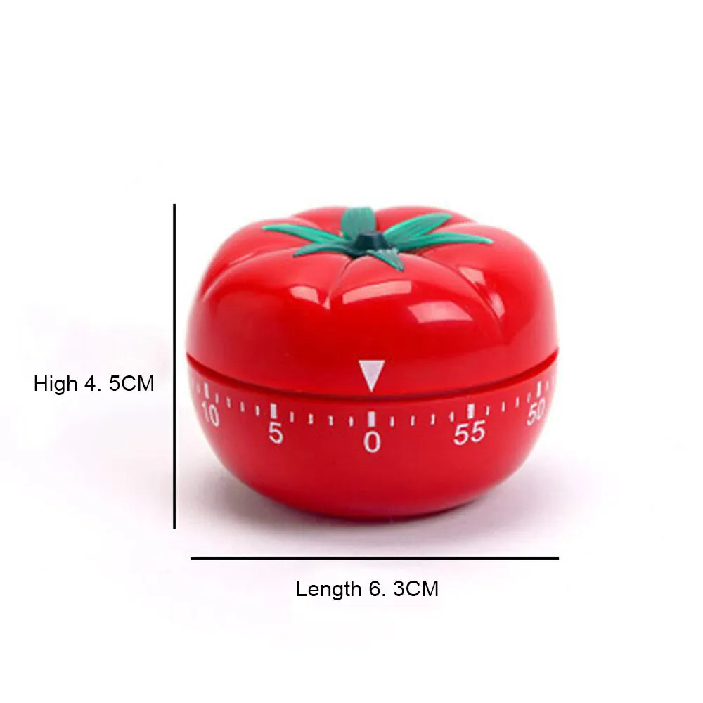 Tomato Timer Creative Kitchen Mechanical Timer Countdown Timer Reminder Alarm 1-60min 360 Degree Minuterie timer