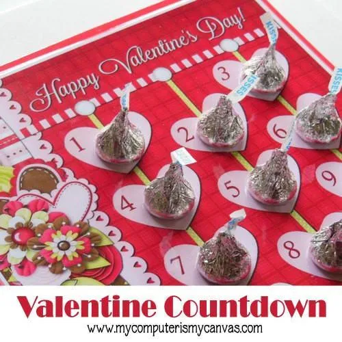 Valentine Candy Countdown PRINTABLE